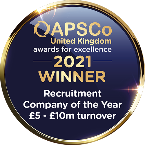 We're award winners! APSCo's Recruitment Company of the Year 2021